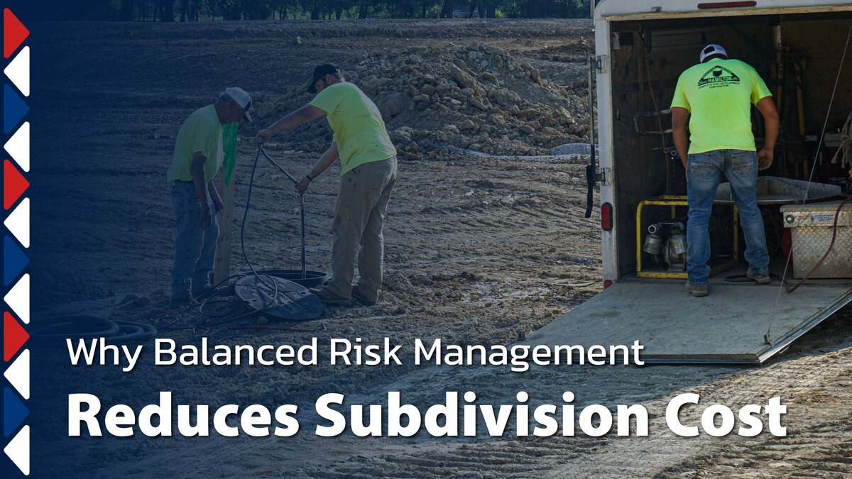 Why Balanced Risk Management Reduces Subdivision Costs
